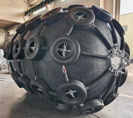 Pneumatische rubberfenders 2,5X4M, vliegtuigbanden