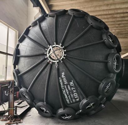 Pneumatische rubberfenders 4,5 × 7M
